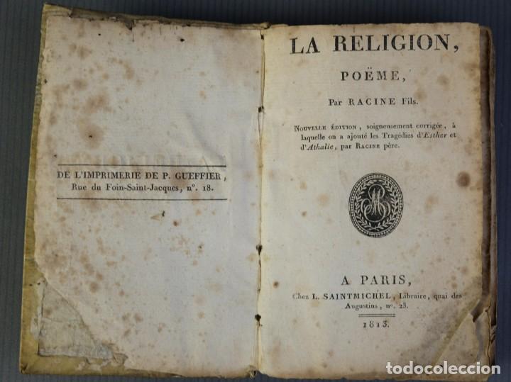 Antiquarische B&uuml;cher: La religion, po&euml;me Par Racine Fils-L.Saintmichel 1813