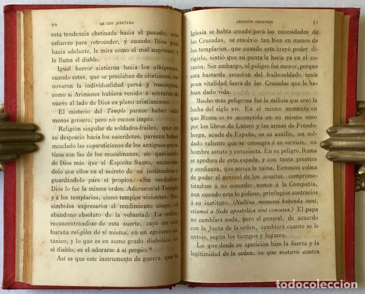 Libros antiguos: DE LOS JESUITAS. - MICHELET, J. - Foto 4