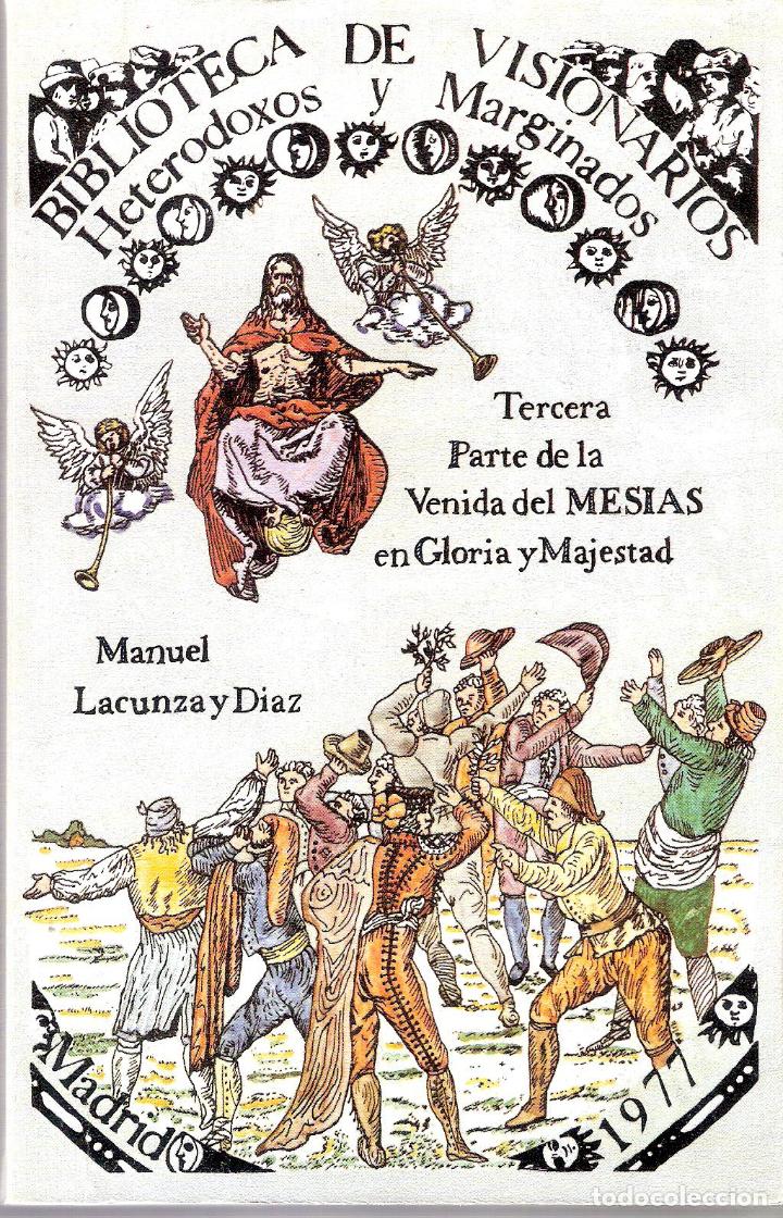 Libros antiguos: TERCERA PARTE DE LA VENIDA DEL MESIAS EN GLORIA Y MAJESTAD - MANUEL LACUNZA Y DIAZ