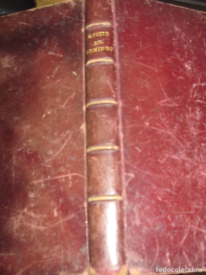 Libri antichi: OFICIO DEL DOMINGO MISAL ROMANO EDIT SANCHEZ & Cia