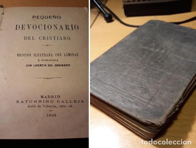 Libros antiguos: PEQUE&Ntilde;O DEVOCIONARIO. - Foto 3