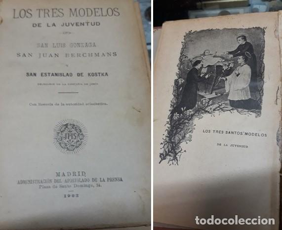 Libros antiguos: LOS TRES MODELOS DE LA JUVENTUD - Foto 4