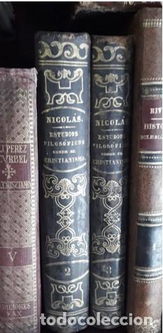 Libros antiguos: NICOLAS. ESTUDIOS FILOSOFICOS - Foto 1