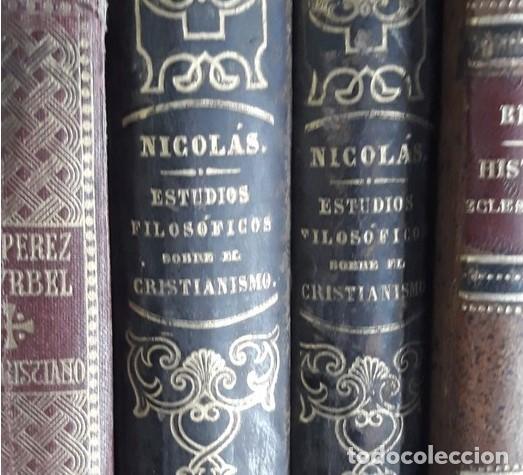 Libros antiguos: NICOLAS. ESTUDIOS FILOSOFICOS - Foto 2