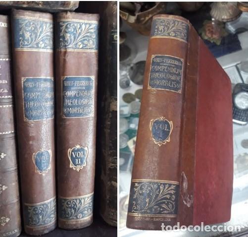Libros antiguos: COMPENDIUM THEOLOGIAE MORALIS. - Foto 1