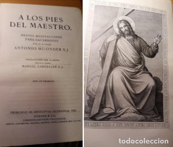 Libros antiguos: A LOS PIES DEL MAESTRO. - Foto 1