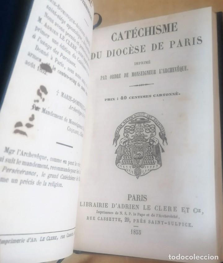 Libros antiguos: Catechisme du diocese de Paris, 1855 - Foto 4
