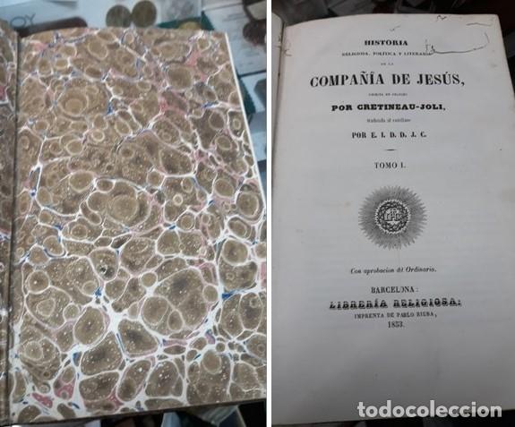 Libros antiguos: HISTORIA DE LA COMPA&Ntilde;IA DE JESUS - Foto 2