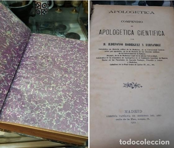 Libros antiguos: APOLOGETICA CIENTIFICA. - Foto 2