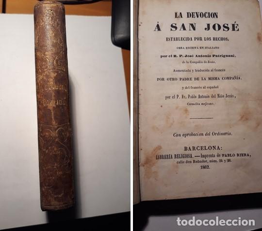 Libros antiguos: LA DEVOCION DE SAN JOSE. - Foto 1