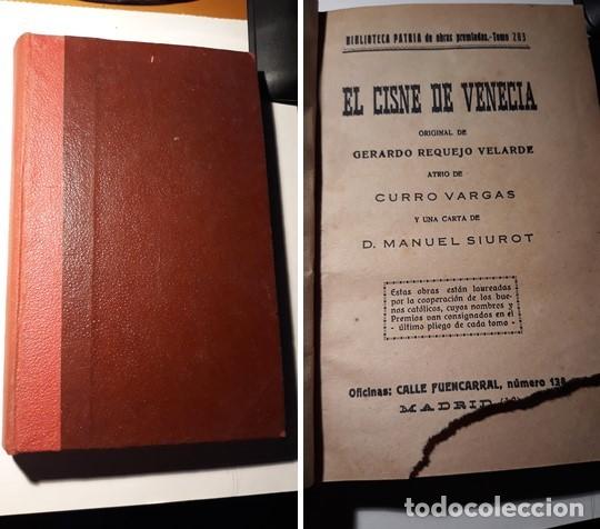 Libros antiguos: EL CISNE DE VENECIA. - Foto 1