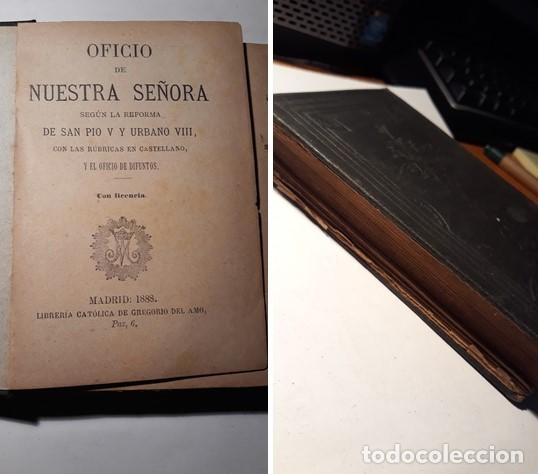 Libros antiguos: OFICIO DE NUESTRA SE&Ntilde;ORA - Foto 2