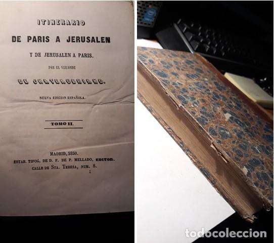 Libros antiguos: ITINERARIO DE PARIS A JERUSALEN. - Foto 1