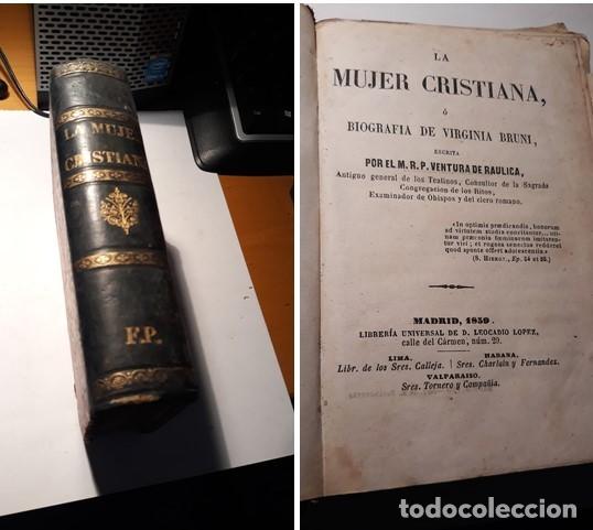 Libros antiguos: LA MUJER CRISTIANA. - Foto 1