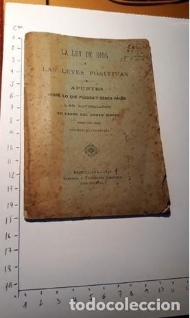 Libros antiguos: LA LEY DE DIOS - Foto 4