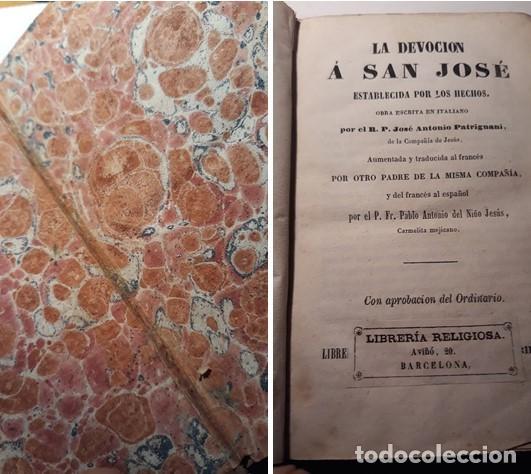 Libros antiguos: LA DEVOCION A SAN JOS&Eacute;. - Foto 1