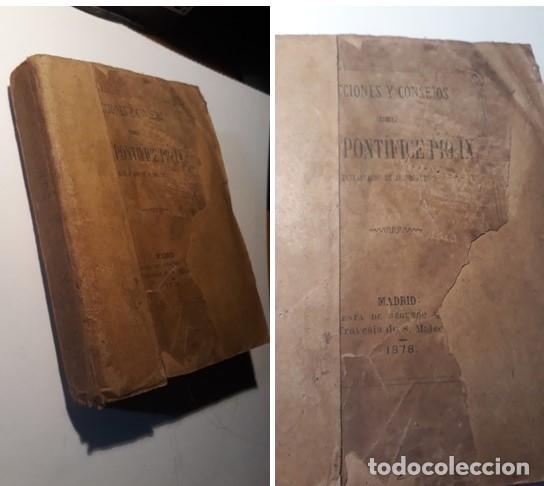 Old books: LECCIONES Y CONSEJOS DEL SANTO PONTIFICE