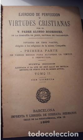Libros antiguos: EJERCICIO DE PERFECCION - Foto 2