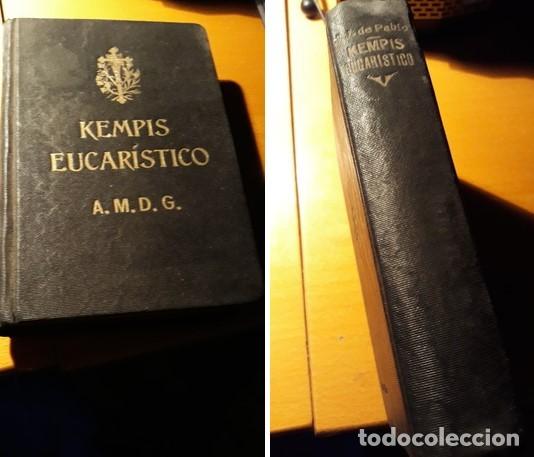 Libros antiguos: KEMPIS EUCARISTICO. - Foto 1