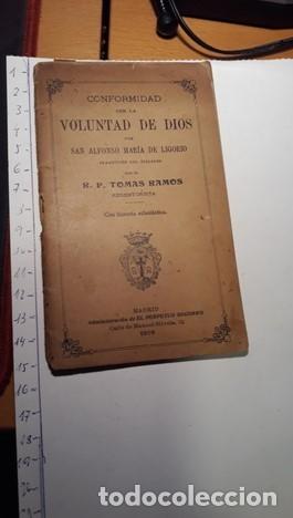 Libros antiguos: CONFORMIDAD CON LA VOLUNTAD DE DIOS. - Foto 2