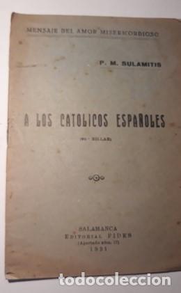 Livros antigos: LECCIONES DEL AMOR MISERICORDIOSO