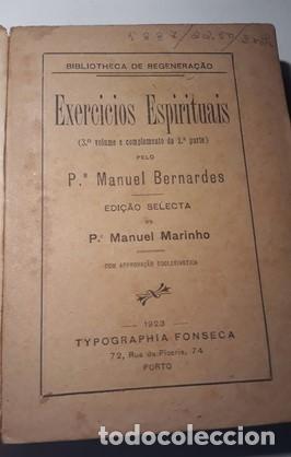 Libros antiguos: EXERCICIOS ESPIRITUAIS - Foto 3