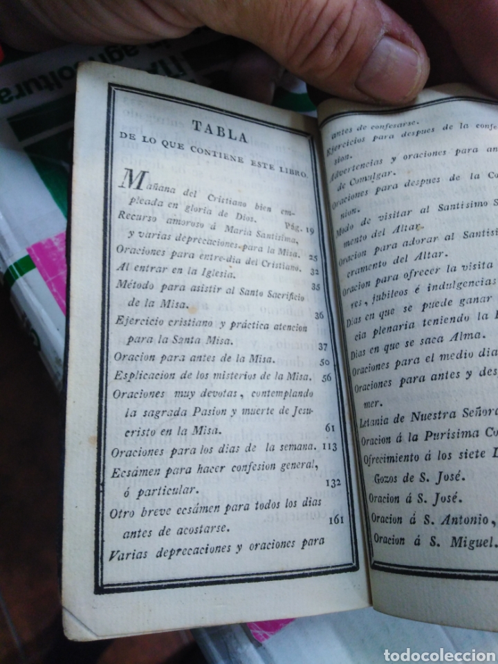 Libros antiguos: Ejercicio cotidiano con varias devociones(RELIGI&Oacute;N) - Foto 7