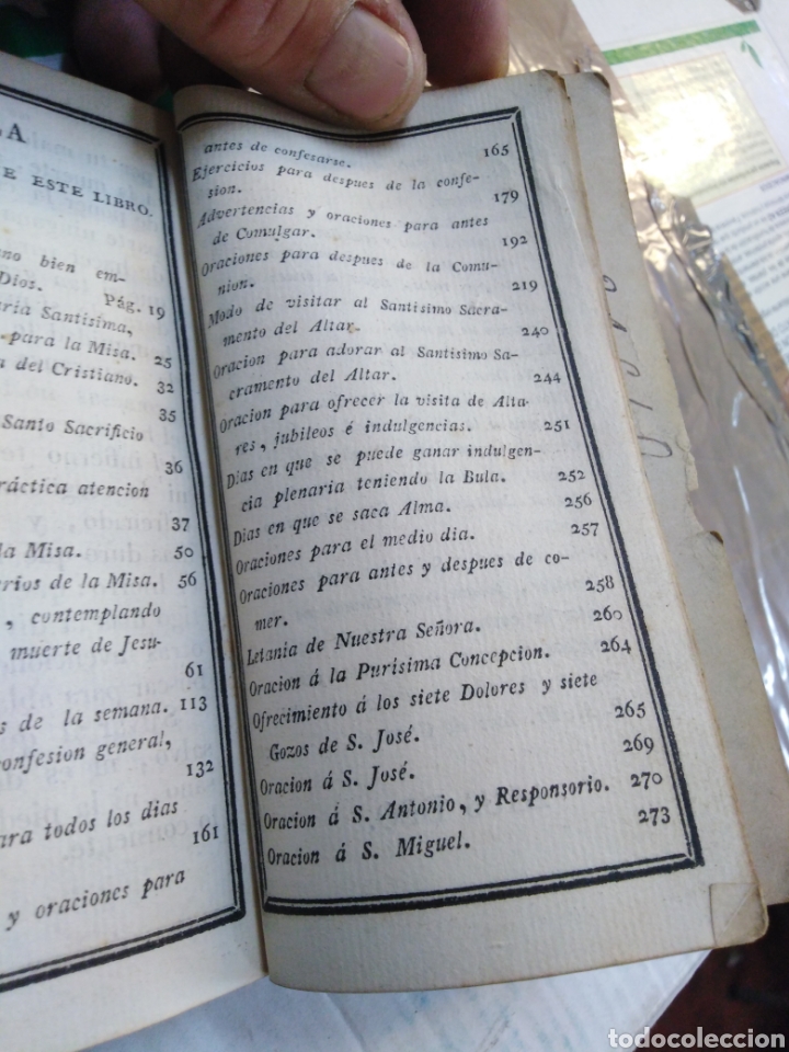 Libros antiguos: Ejercicio cotidiano con varias devociones(RELIGI&Oacute;N) - Foto 8