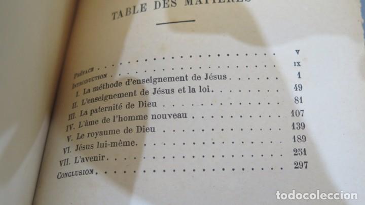 Libros antiguos: L&acute;ENSEIGNEMENT DE JESUS. BATIFFOL - Foto 3