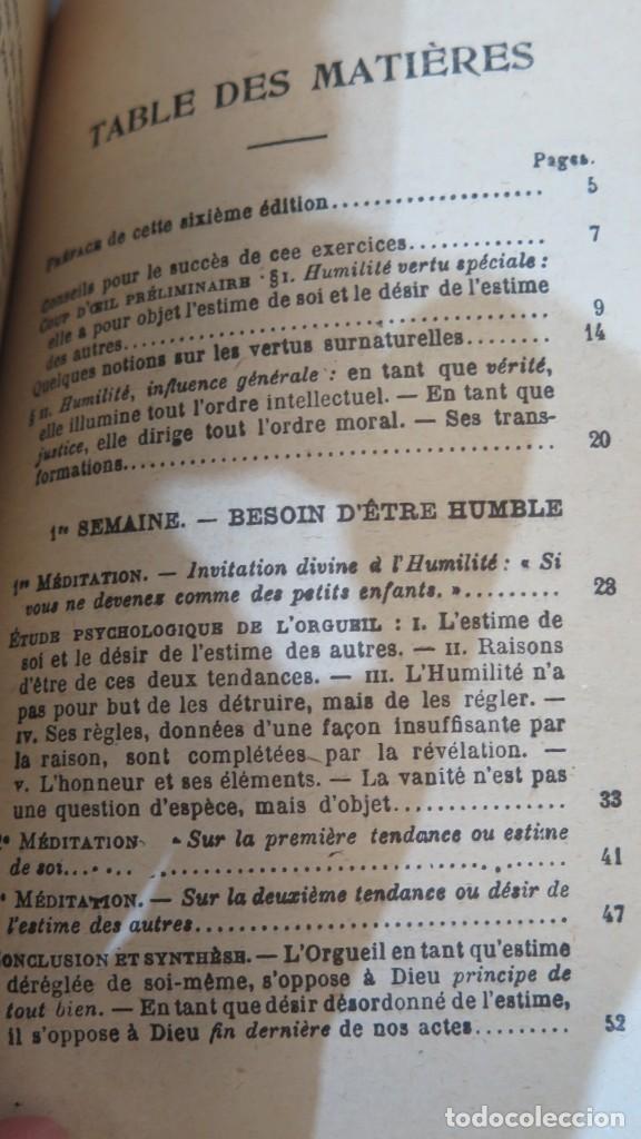 Libros antiguos: FORMATION A L&acute;HUMILIT&Eacute; - Foto 4