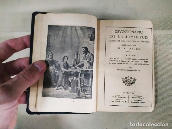 Libros antiguos: 1934. Devocionario de la Juventud - Bru&ntilde;o. - Foto 4
