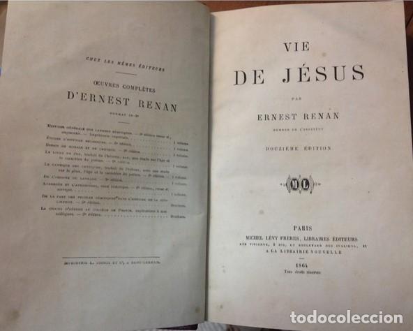 Libros antiguos: VIE DE JESUS. 1864. - Foto 3