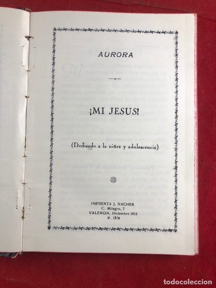 Libros antiguos: AURORA - MI JES&Uacute;S - Foto 1