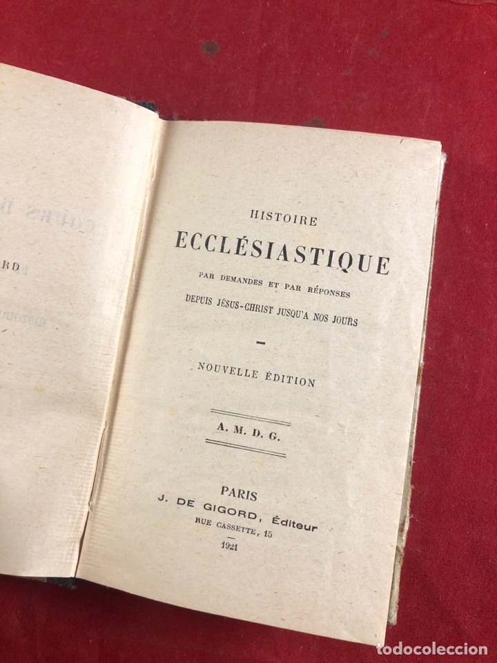 Libros antiguos: HISTOIRE ECCLESIASTIQUE - Foto 2