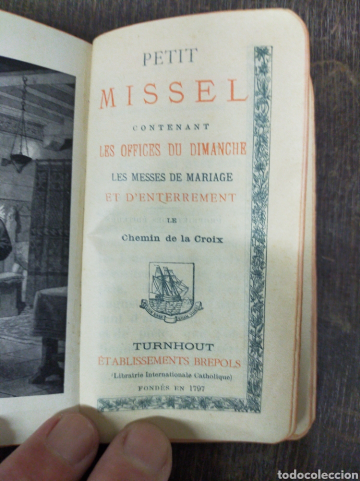 Libros antiguos: Petit Missel. Les offices du dimanche. - Foto 2