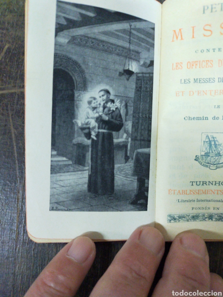 Libros antiguos: Petit Missel. Les offices du dimanche. - Foto 3
