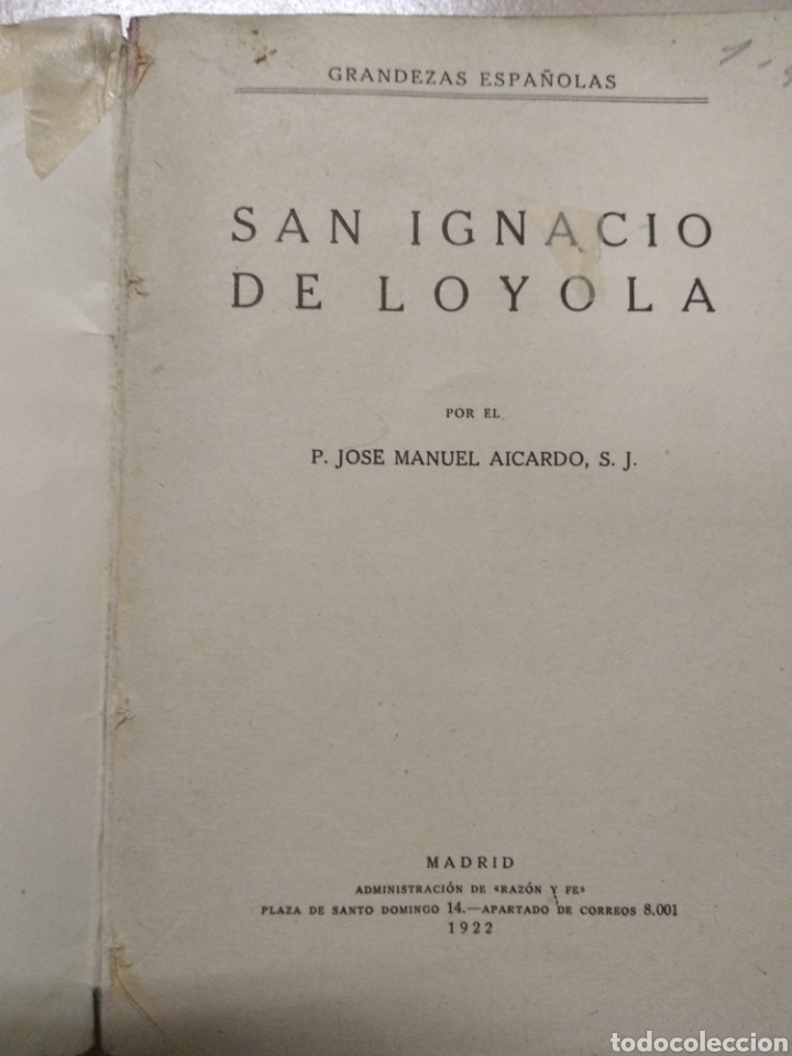 Libros antiguos: San Ignacio de Loyola - Foto 2