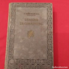Livres anciens: DERECHO SACRAMENTAL DEL P. JUAN B. FERRERES. BARCELONA 1932. Lote 224131785