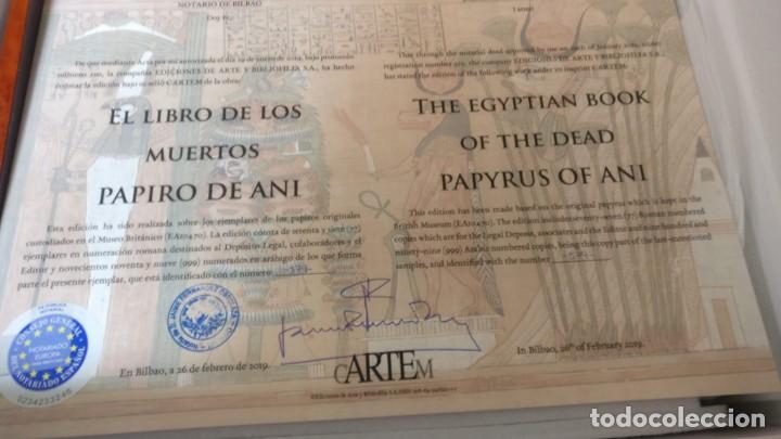 Libros antiguos: Libro de los Muertos - Papiro de Ani - Foto 7