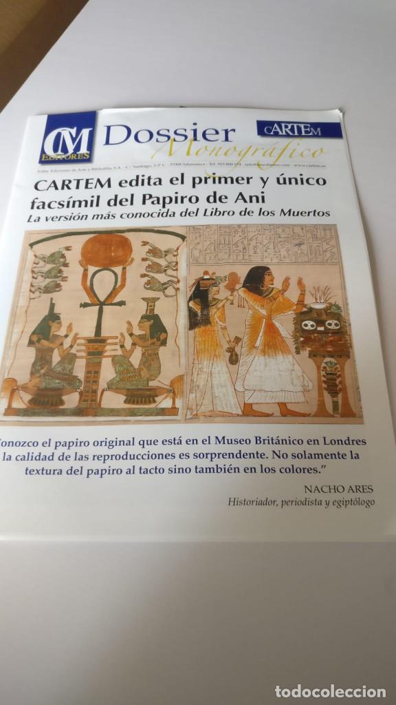 Libros antiguos: Libro de los Muertos - Papiro de Ani - Foto 8