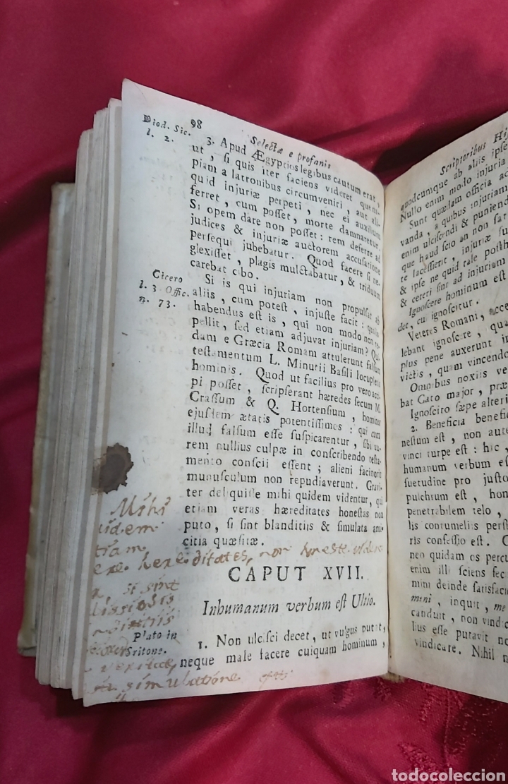 Libros antiguos: SELECTAE E PROFANIS SCRIPTORIBUS HISTORIAE. PARS PRIMA. LIBER PRIMUS DE DEO - Foto 4
