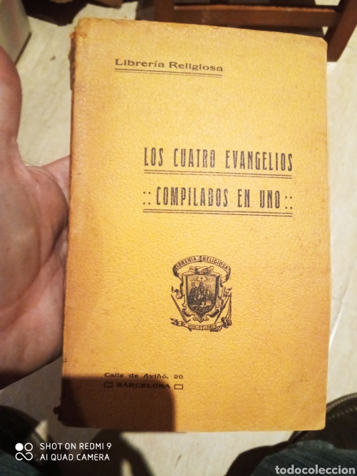 Libros antiguos: Los Cuatro Evangelios en uno - Foto 1