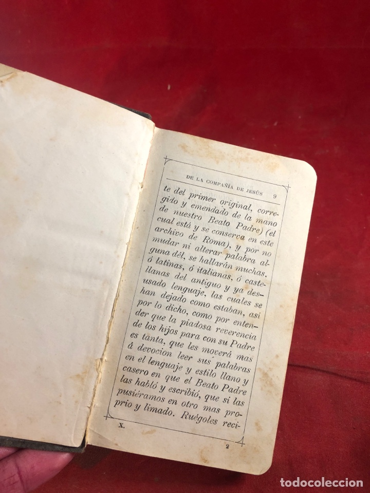 Libros antiguos: Ejercicios de san Ignacio - Foto 2