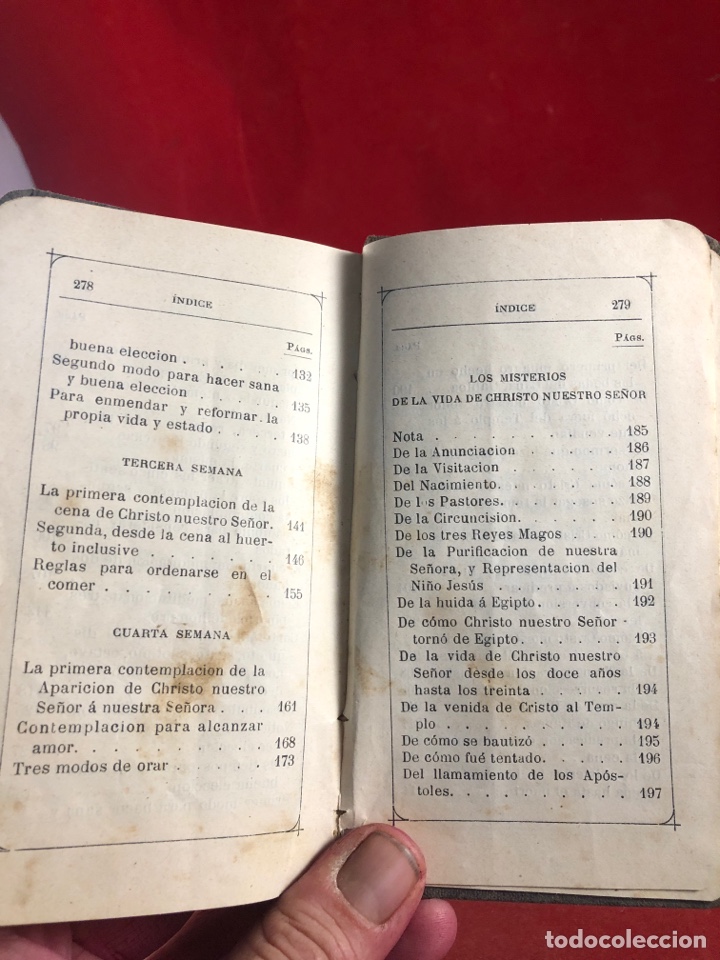 Libros antiguos: Ejercicios de san Ignacio - Foto 5