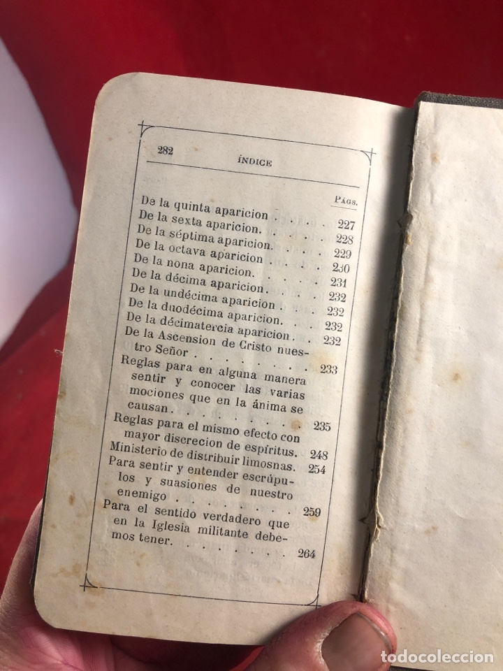 Libros antiguos: Ejercicios de san Ignacio - Foto 6