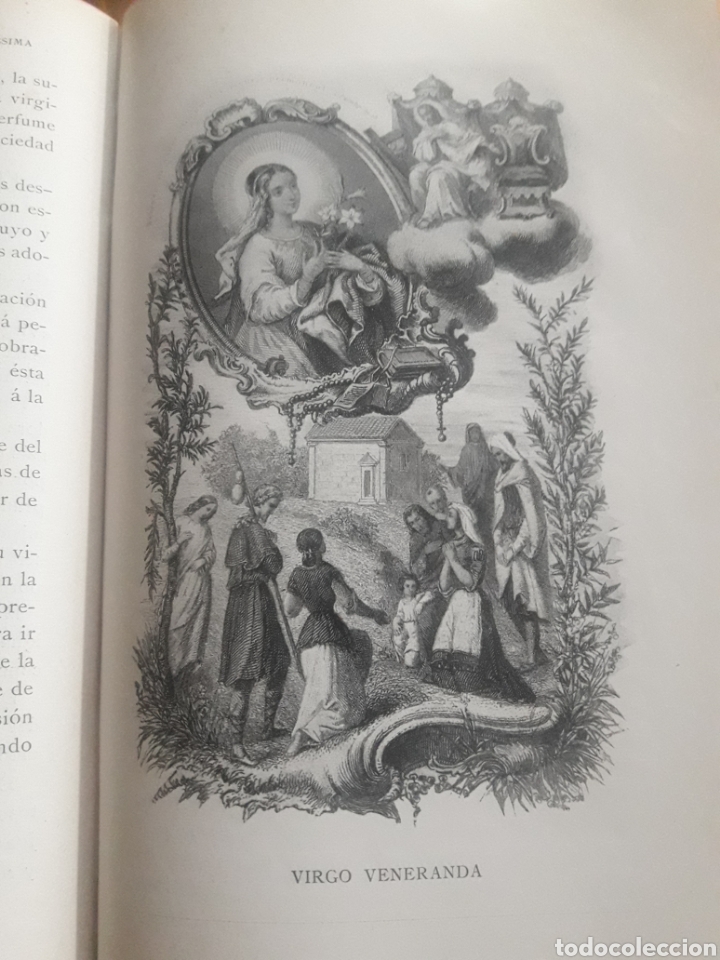 Libros antiguos: Mater Admirabilis, libro de la Virgen - Foto 5