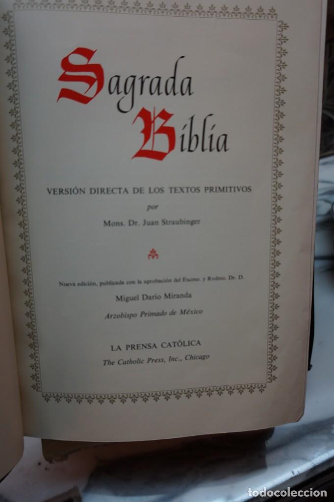 Libros antiguos: Biblia - Foto 1