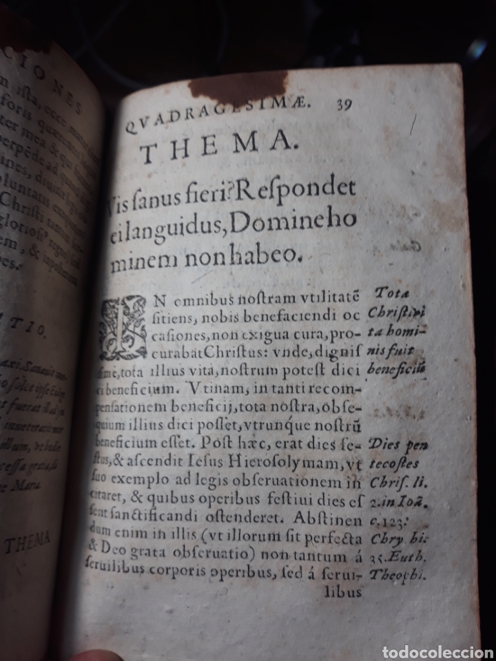Libros antiguos: CONCIONES Q&Uacute;ADRAGESIMAE. - Foto 2