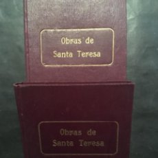 Livres anciens: OBRAS ESCOGIDAS DE SANTA TERESA DE JESUS, SILVERIO, 2 TOMOS COMPLETO, 1916. Lote 235331535