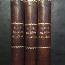 Livres anciens: EL BIEN DEL ESTADO RELIGIOSO, JERONIMO PLATI, 1914. Lote 235507720